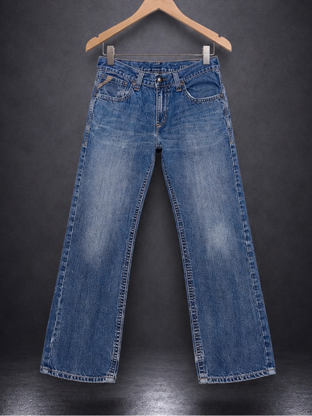 Ariat Slim Straight Real Denim Jeans Men’s 30x32 Medium Wash 100% Cotton EUC